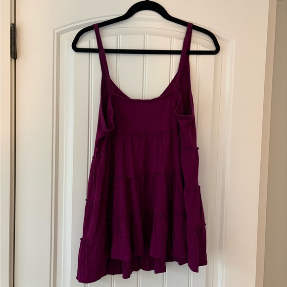 Torrid Rich Purple Tiered Camisole - Picture 3 of 3